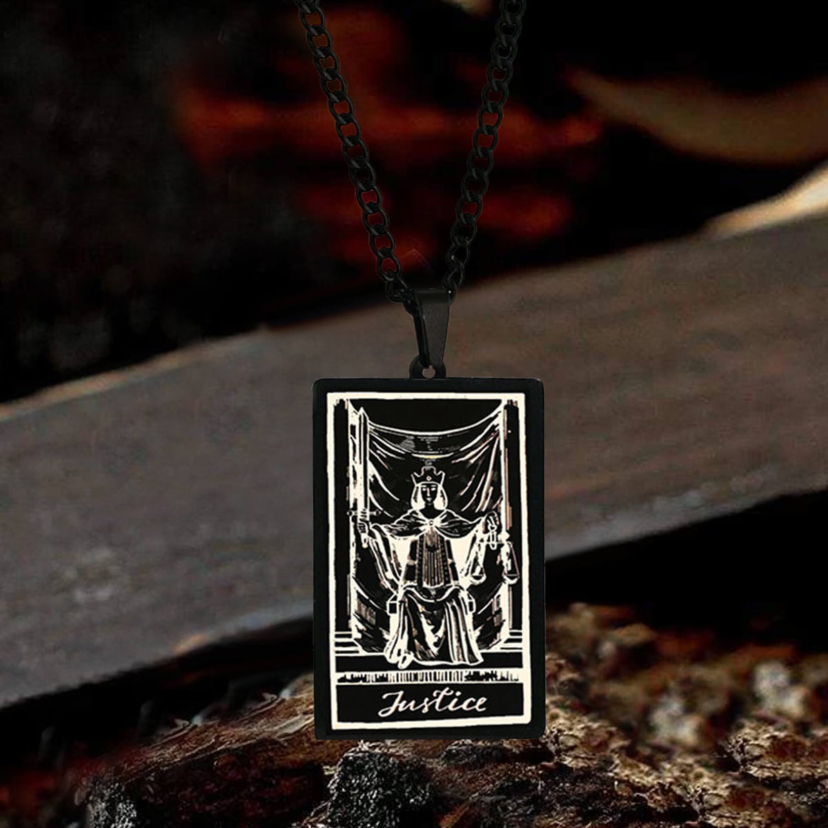 Major Arcana Tarot Necklace in Stainless Steel