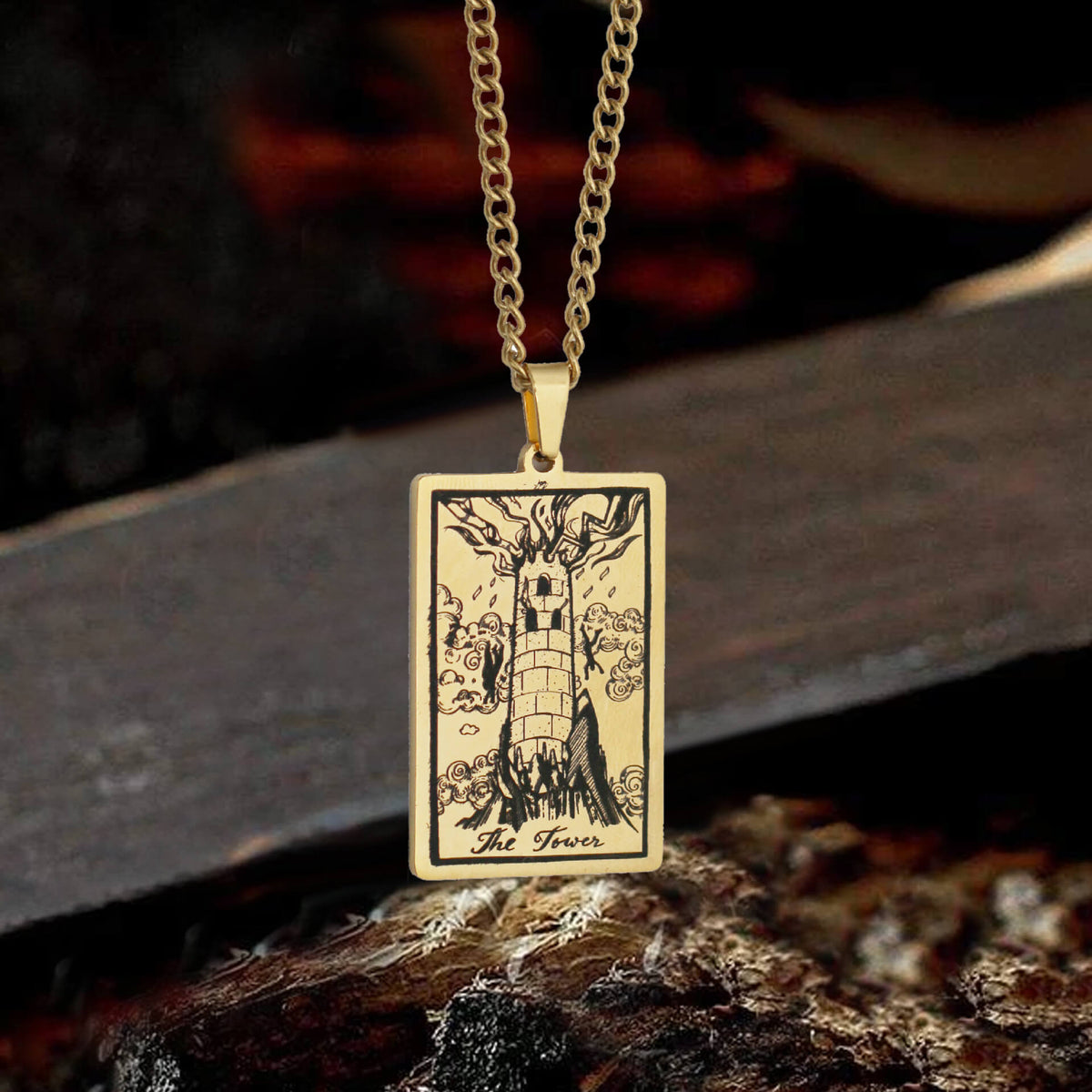 Major Arcana Tarot Necklace in Stainless Steel