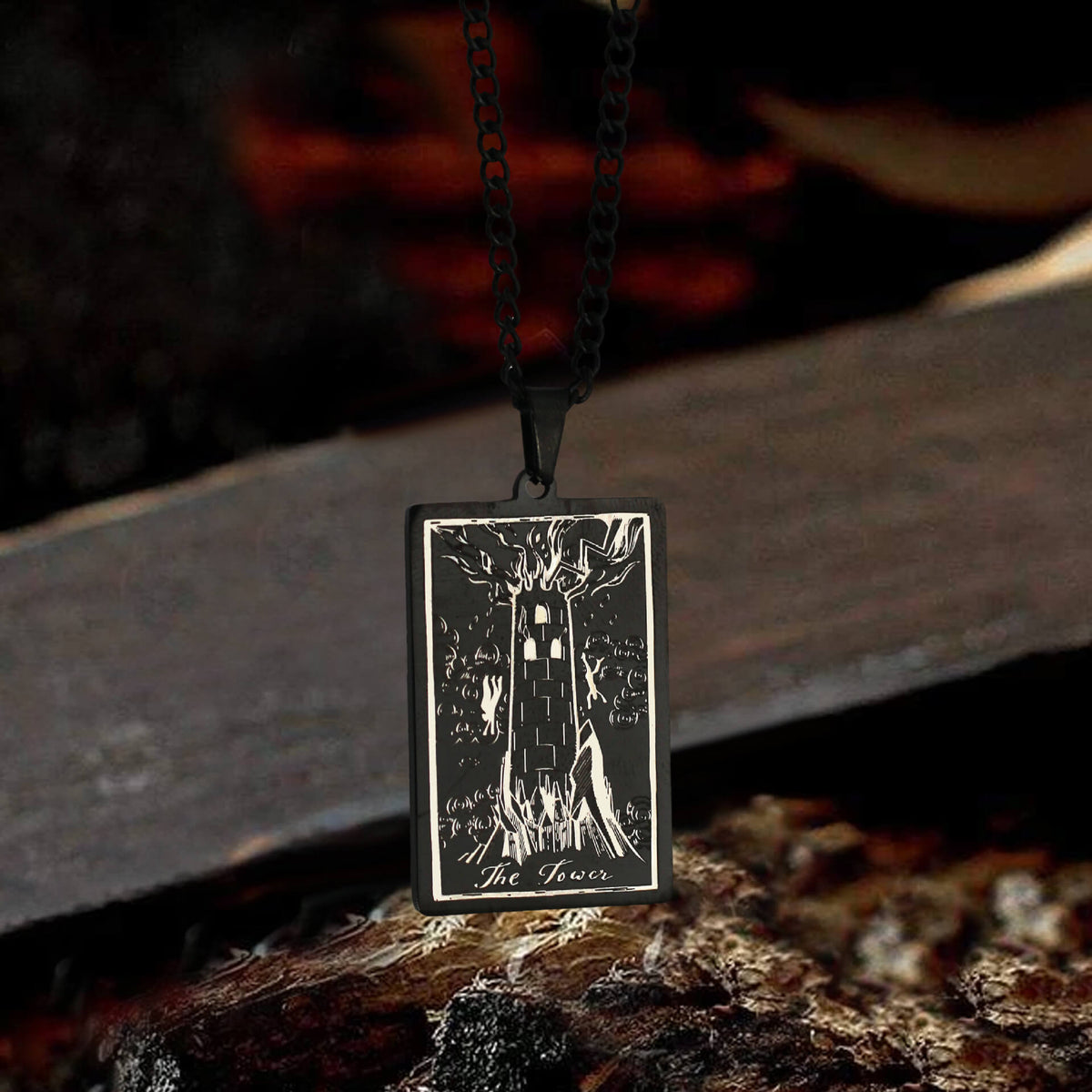 Major Arcana Tarot Necklace in Stainless Steel