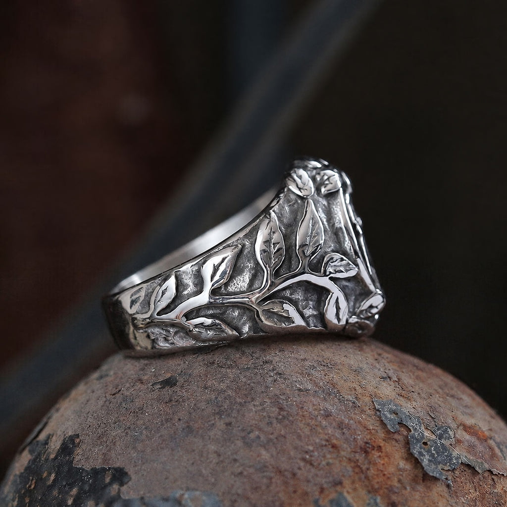 Masonic Symbol Ring in Stainless Steel