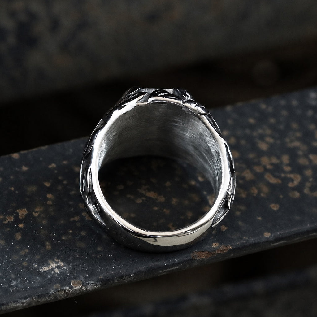 Masonic Symbol Ring in Stainless Steel