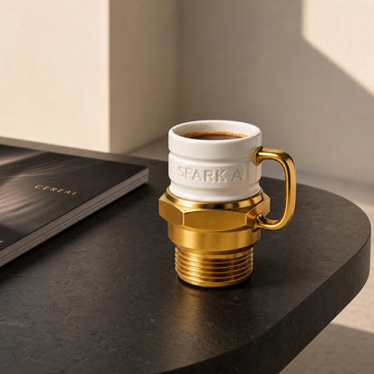 Mechanical-Style Sparkplug Creative Mug in Ceramic