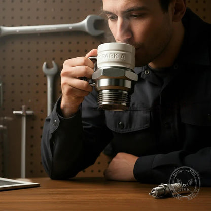Mechanical-Style Sparkplug Creative Mug in Ceramic