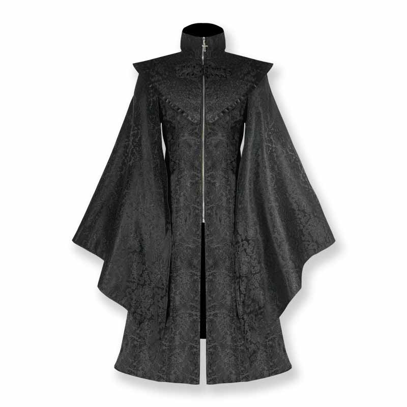 Medieval Dark Retro Wizard Gothic Long Coat