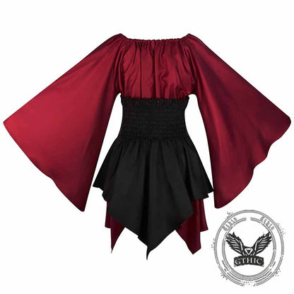 Medieval Renaissance High Waist Panelled Dress