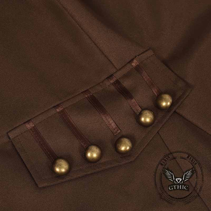 Medieval Renaissance Pirate Brown Halloween Costume