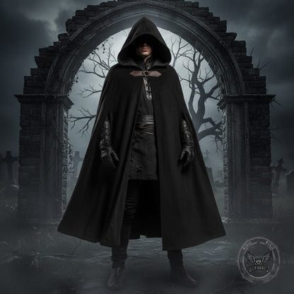 Medieval Retro Warrior Cosplay Halloween Costume Cloak