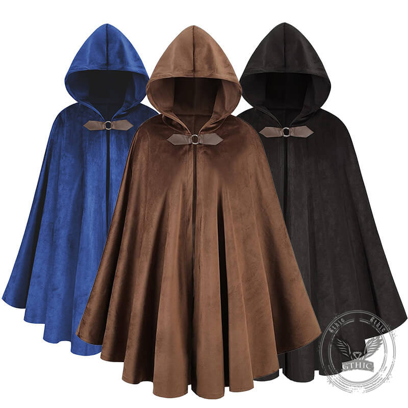 Medieval Retro Warrior Cosplay Halloween Costume Cloak