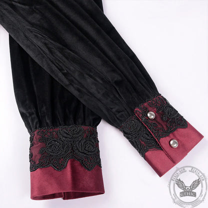 Medieval Vampire Ruffled Gothic Shirt