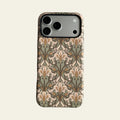Art Nouveau Sage Floral Matte Case for iPhone 15-17 Series - MagSafe | Narovik