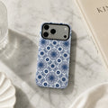 Blue Heritage Kaleidoscope Matte Case - MagSafe Compatible