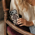 Burgundy Damask Matte Case - MagSafe Compatible