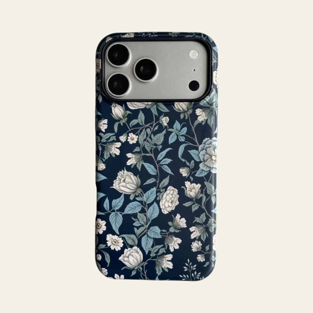 Midnight Botanical Matte Case - MagSafe Compatible