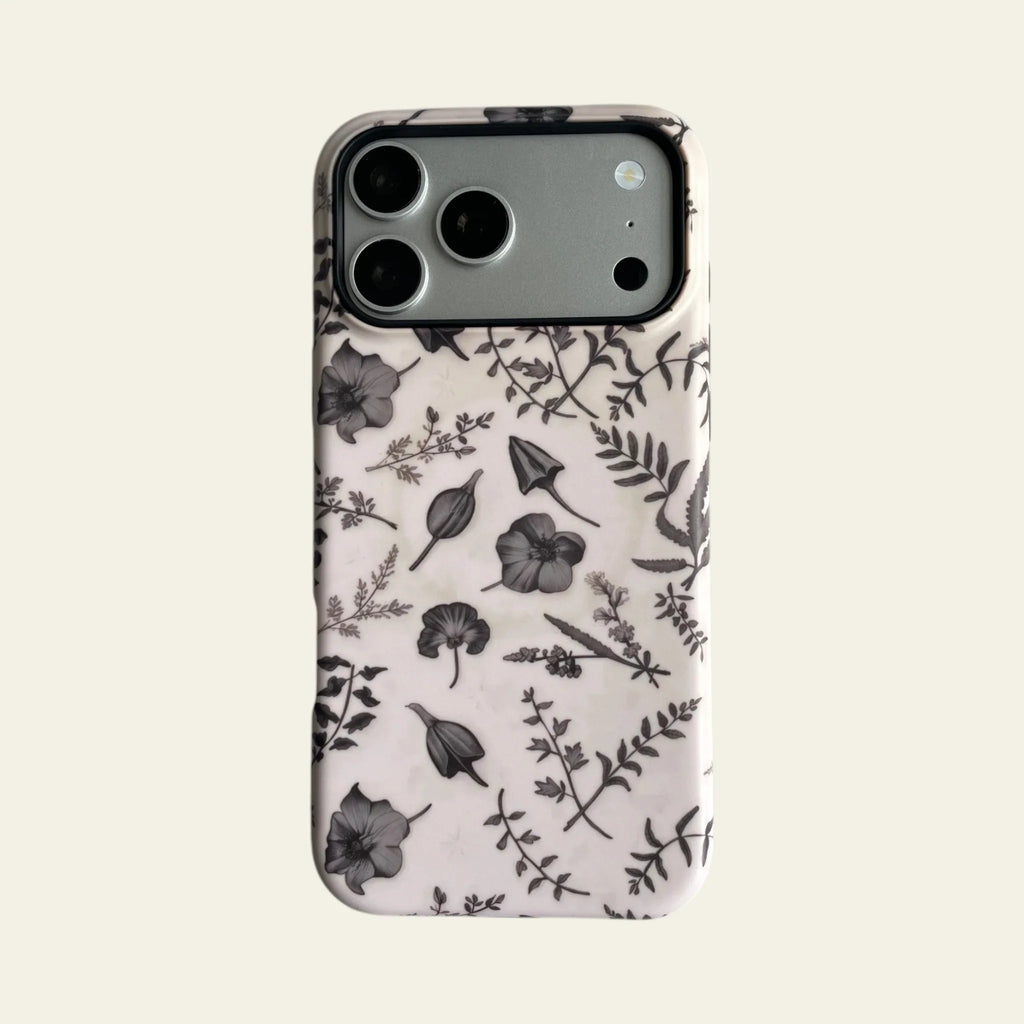 Vintage Botanical Sketch Matte Case - MagSafe Compatible