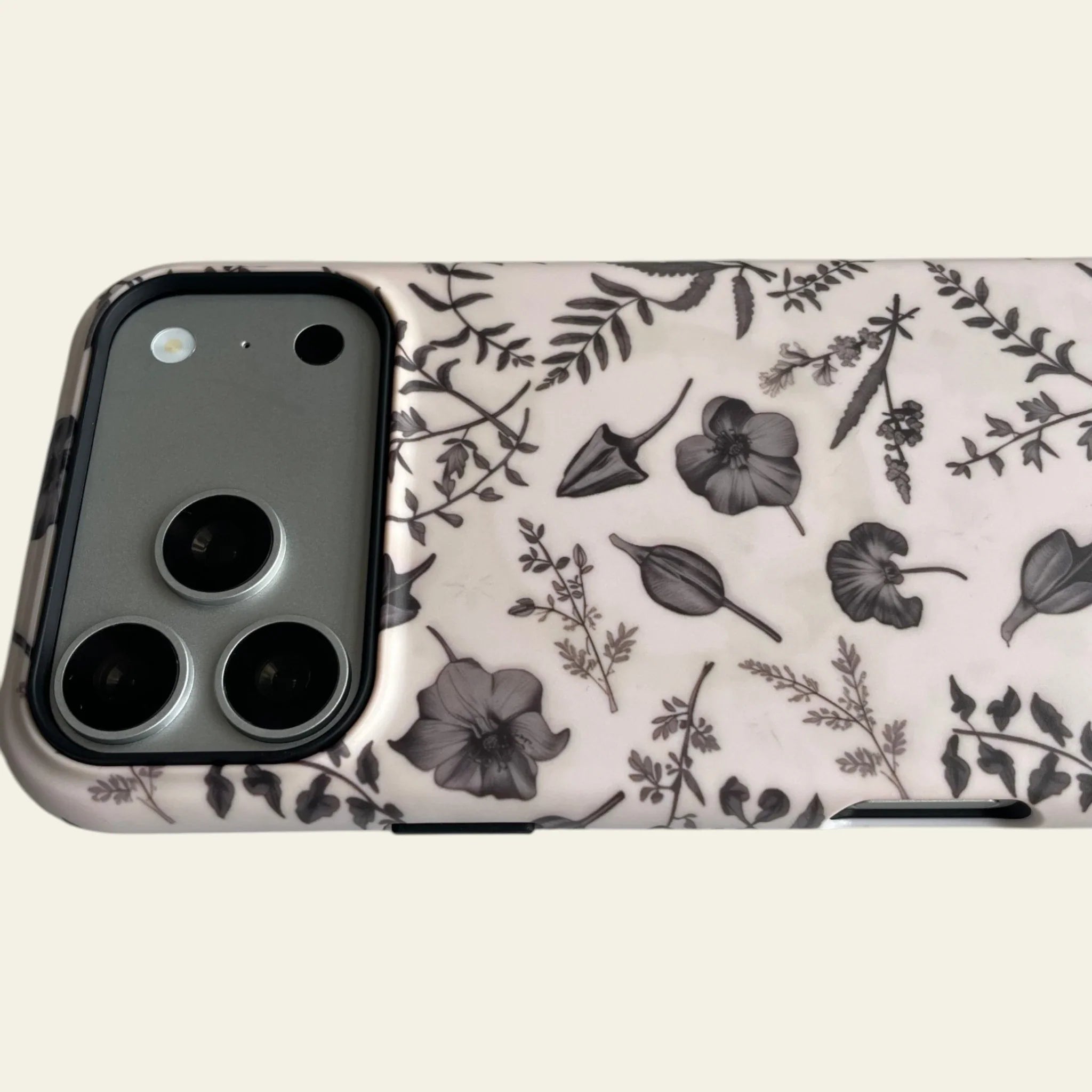 Vintage Botanical Sketch Matte Case - MagSafe Compatible