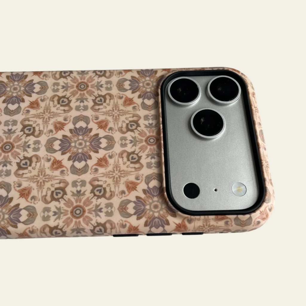 Vintage Moroccan Tile Matte Case - MagSafe Compatible