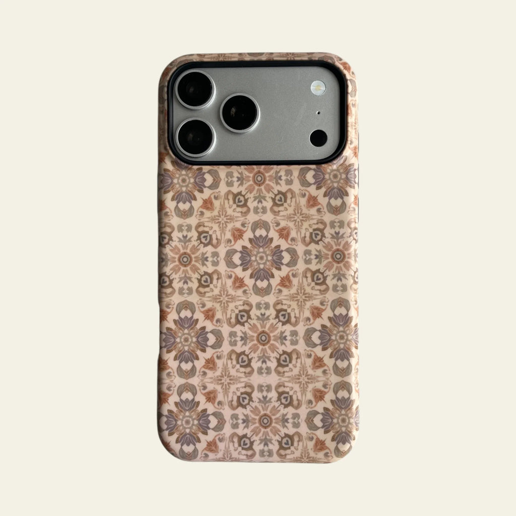 Vintage Moroccan Tile Matte Case - MagSafe Compatible