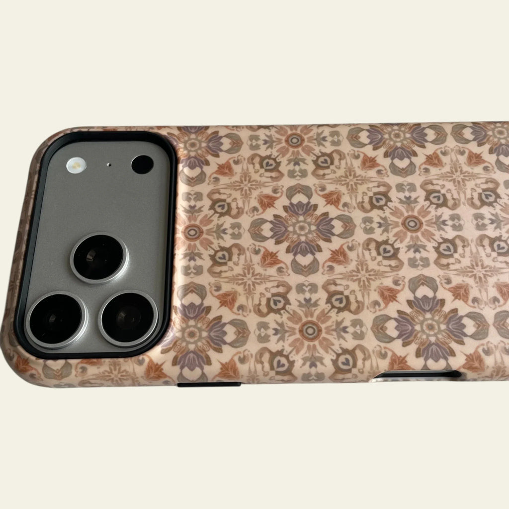 Vintage Moroccan Tile Matte Case - MagSafe Compatible