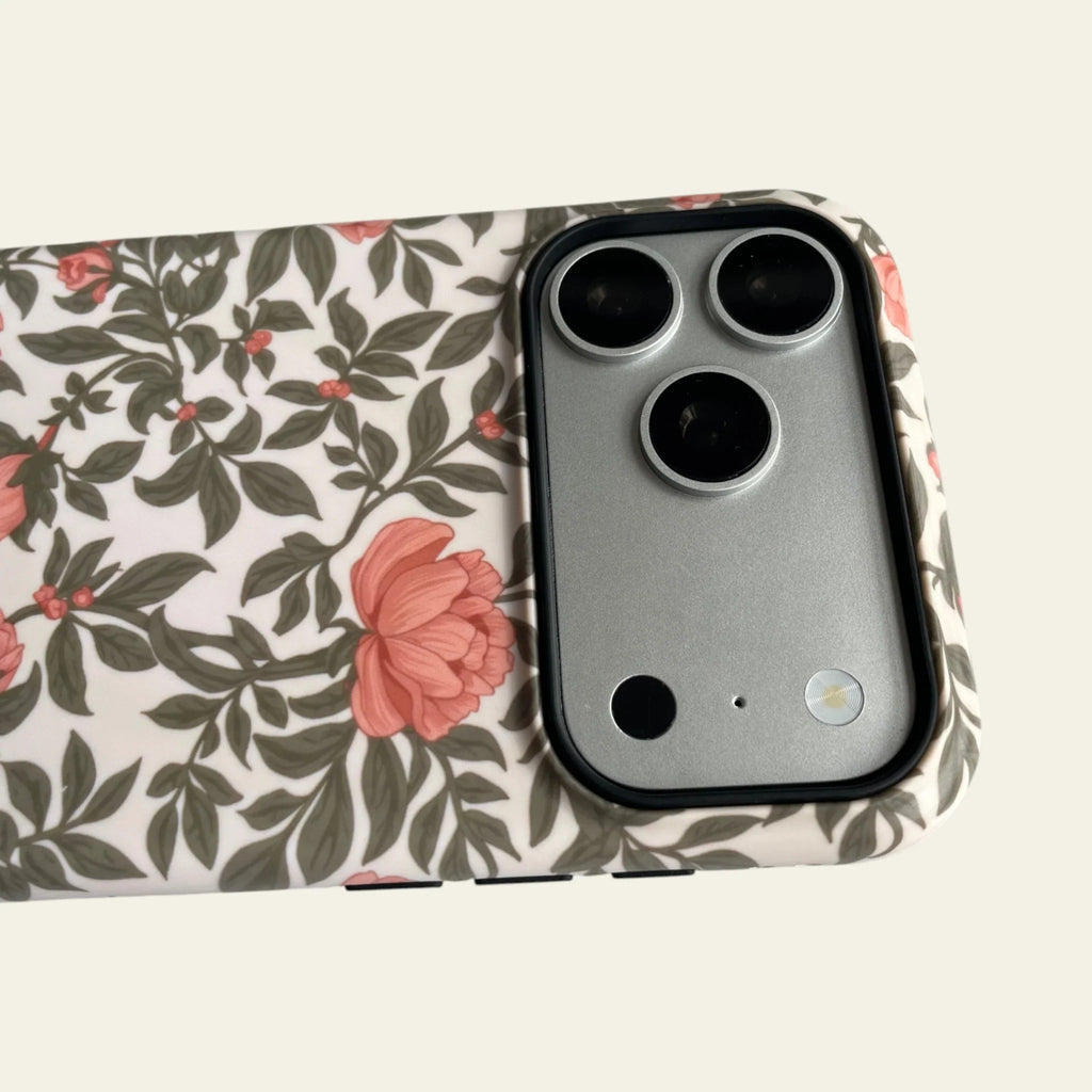 Vintage Pink Peony Matte Case - MagSafe Compatible