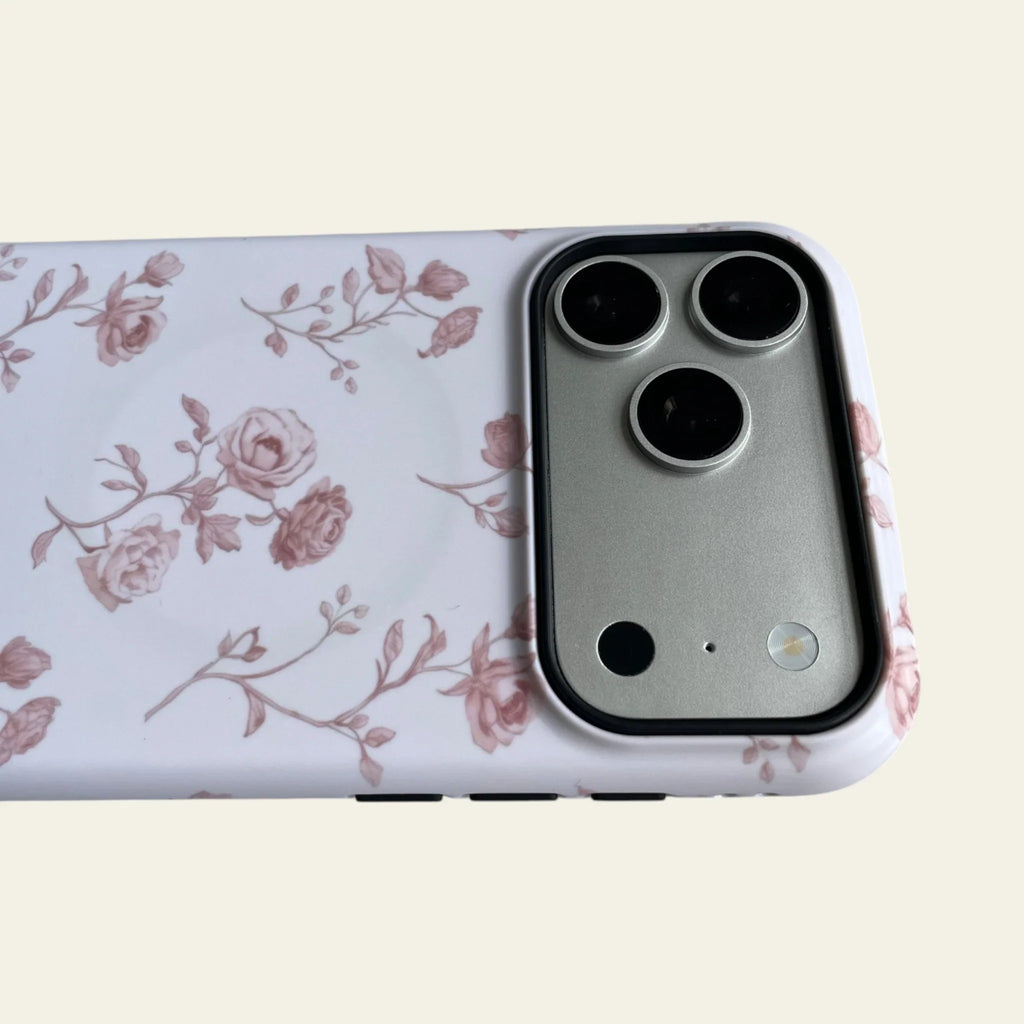 Vintage Pink Rose Matte Case - MagSafe Compatible