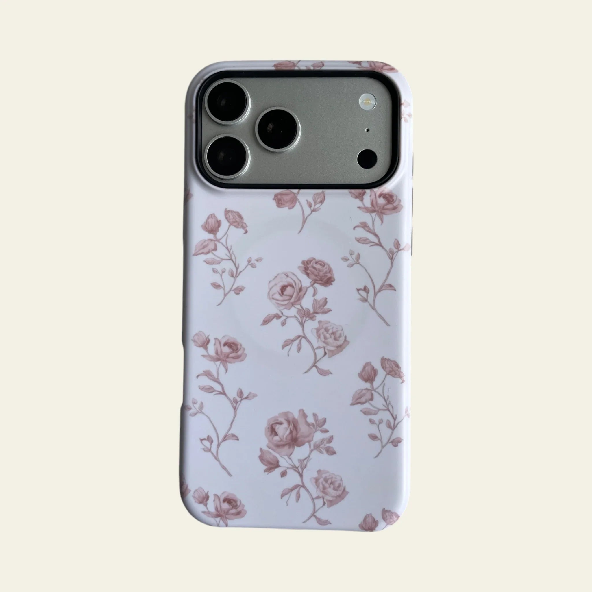 Vintage Pink Rose Matte Case - MagSafe Compatible