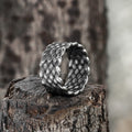 Minimalism Braided Ring in Stainless Steel