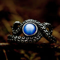 Octopus Tentacle Animal Ring in Stainless Steel