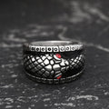 Ouroboros Mythology Ring in Stainless Steel