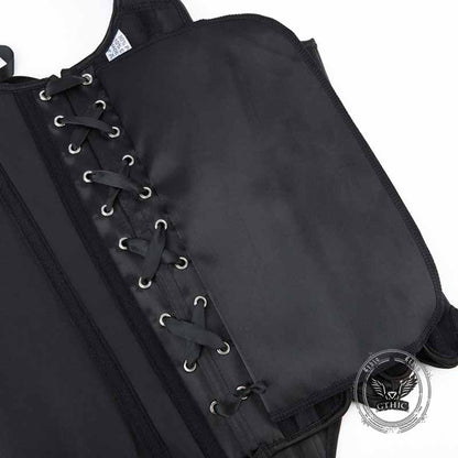 Palace Style Petal Hem Fishbone Suspender Corset