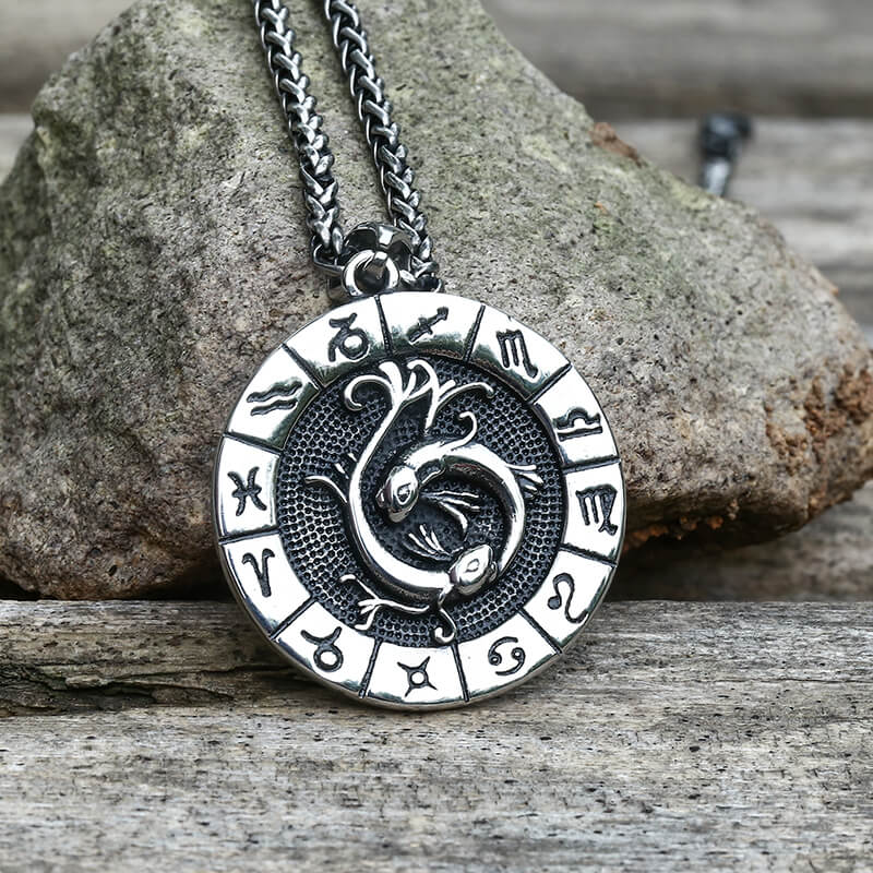 Pisces Pendant in Stainless Steel
