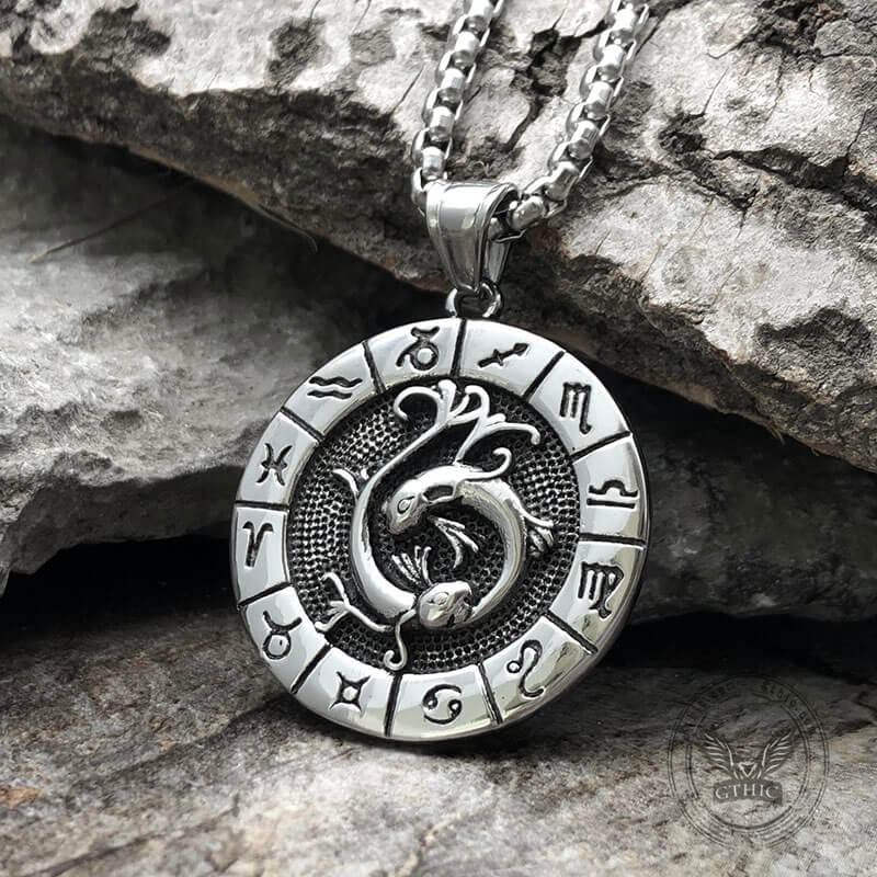 Pisces Pendant in Stainless Steel