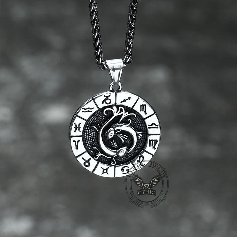 Pisces Pendant in Stainless Steel