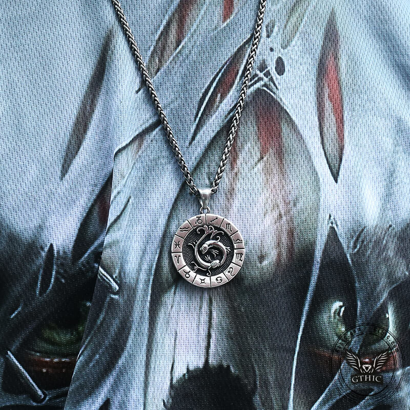 Pisces Pendant in Stainless Steel
