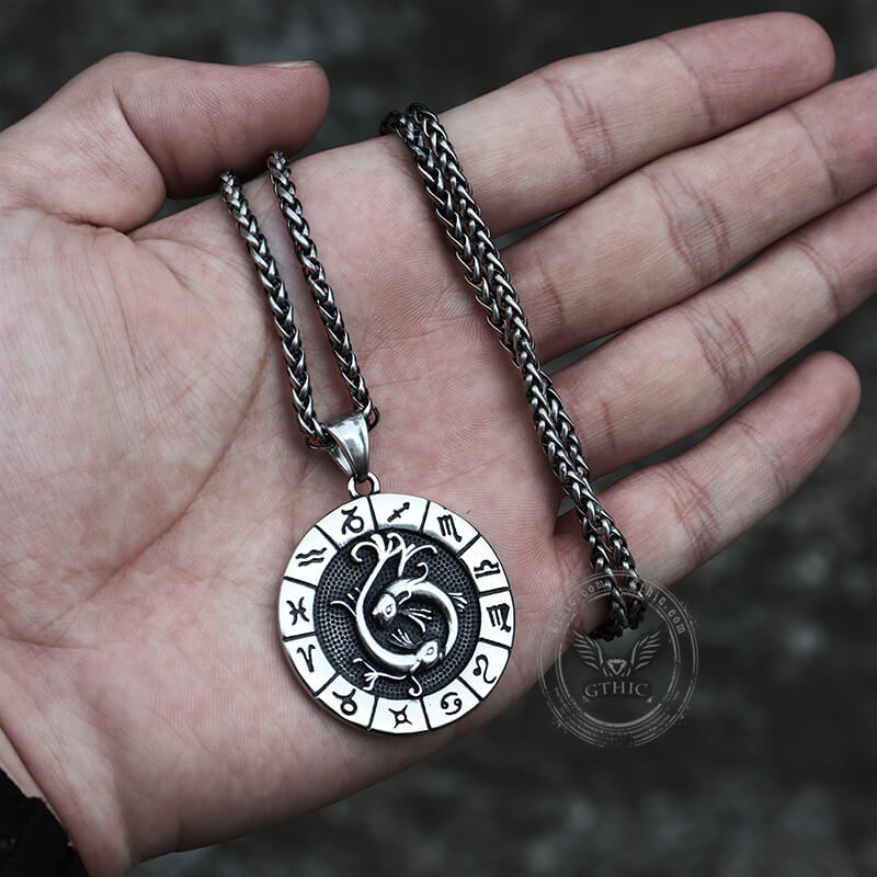 Pisces Pendant in Stainless Steel