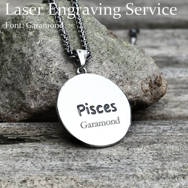 Pisces Pendant in Stainless Steel