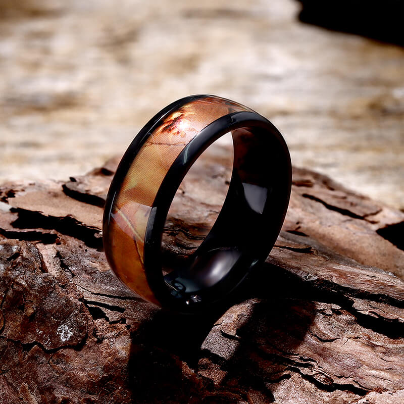 Polished Titanium Wedding Ring