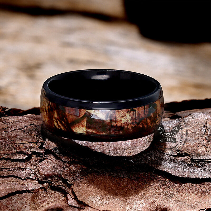 Polished Titanium Wedding Ring