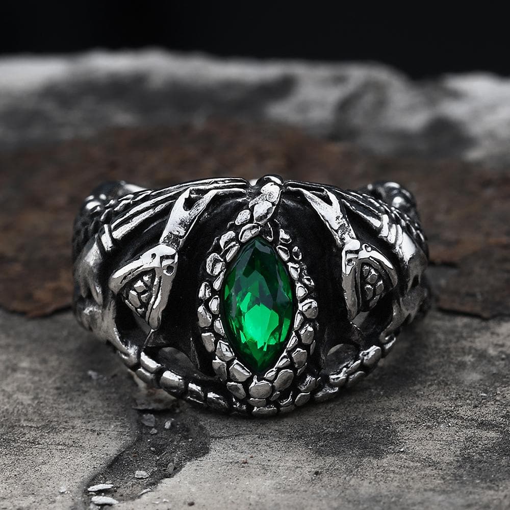 Power Snake Beast Ring in Stainless Steel
