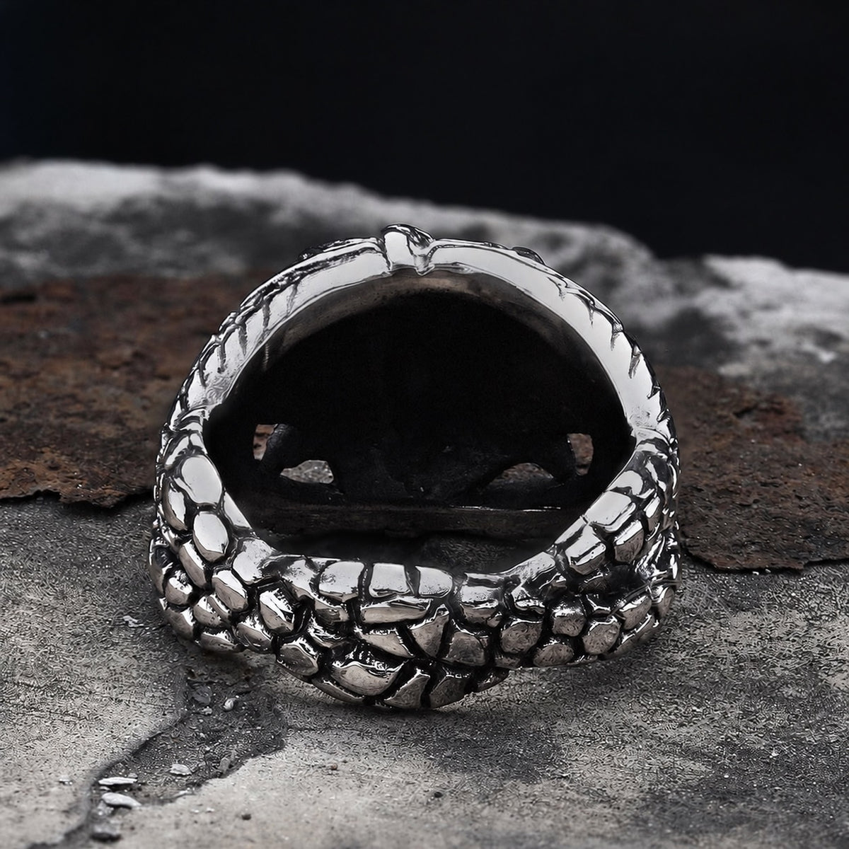 Power Snake Beast Ring in Stainless Steel