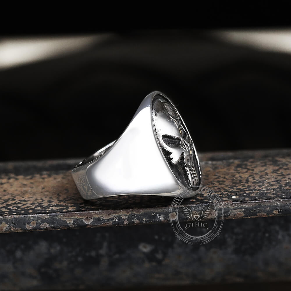 Punk Designed Skull Head Stainless Steel Ring