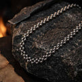 Punk Cutout Bead Stainless Steel Clavicle Necklace