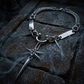 Punk Spike Star Stainless Steel Clavicle Necklace
