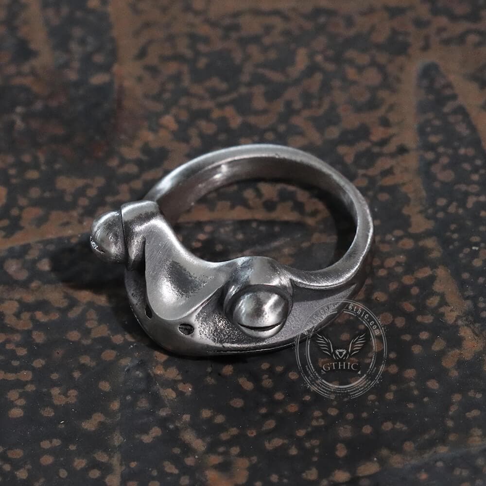 Rango Chameleon Ring in Stainless Steel