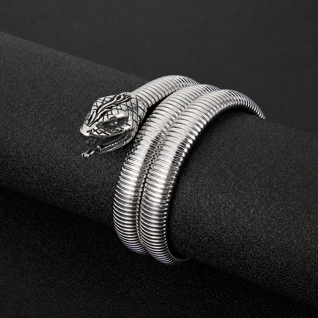 Rattlesnake Stainless Steel Snake Bracelet