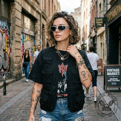 Retro Outdoor Sporty Y2K Polarized PC Sunglasses