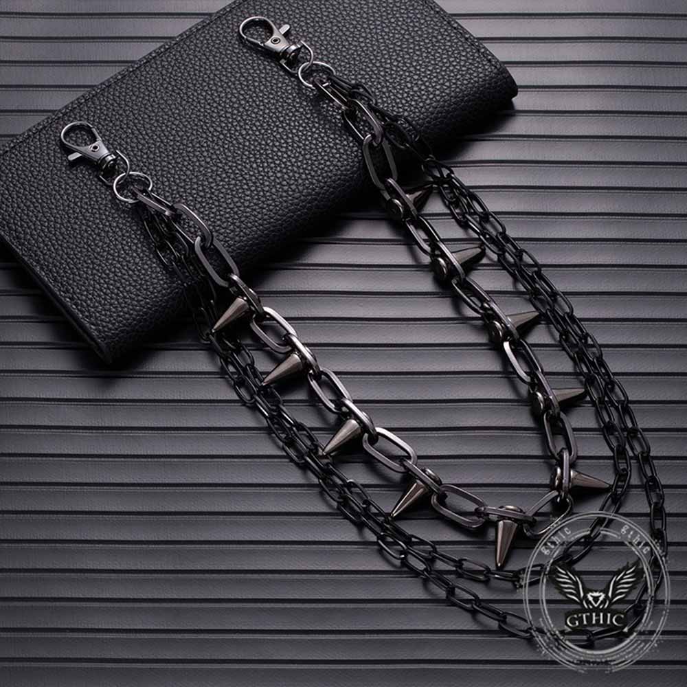 Retro Rock Spiked Punk Alloy Pants Chain