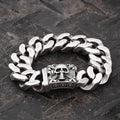 Retro Skull Bracelet in Stainless Steel