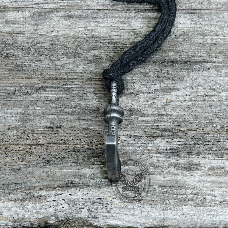 Retro Thor's Hammer Viking Pendant in Stainless Steel