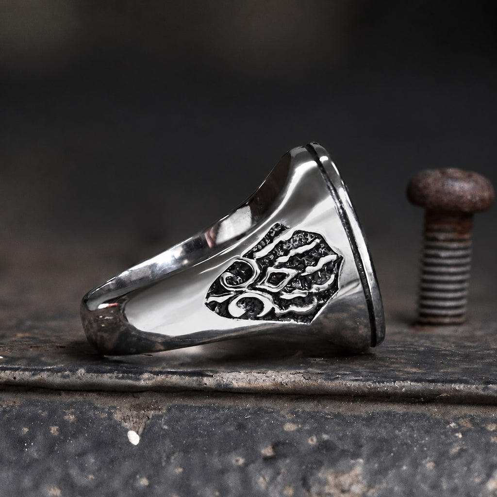 Witcher Wolf Viking Ring in Stainless Steel