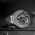 Witcher Wolf Viking Ring in Stainless Steel